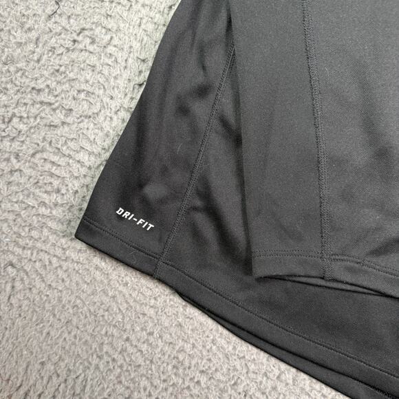 Nike Shirt Men XL Black Element Running Training 1/4 Zip Pullover Stretch 547793 - Picture 3 of 11